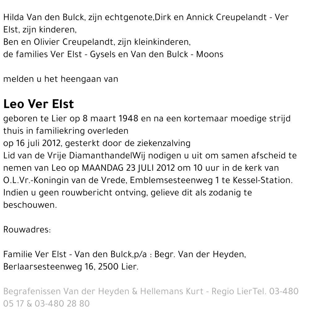 Leo Ver Elst