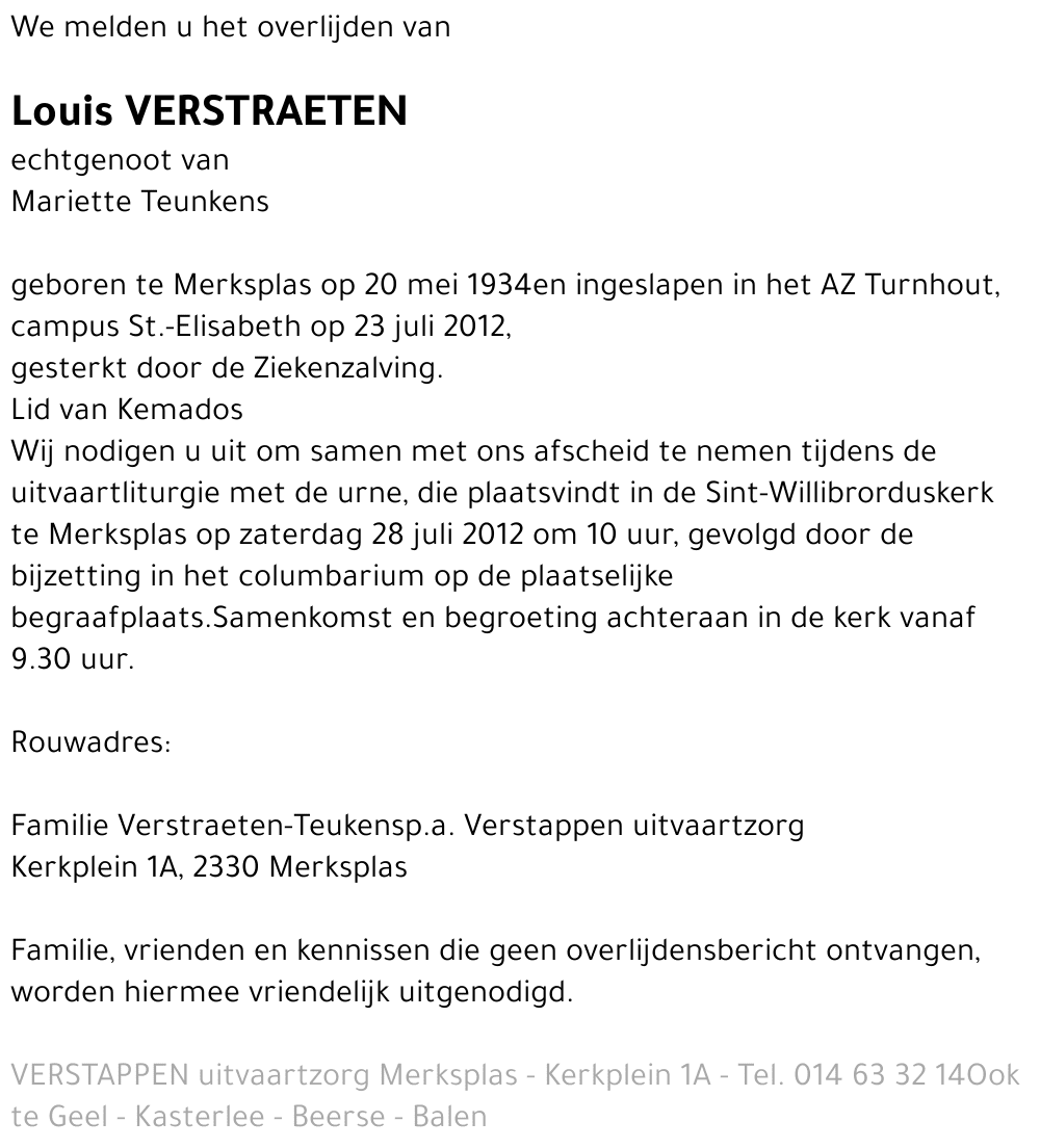 Louis Verstraeten