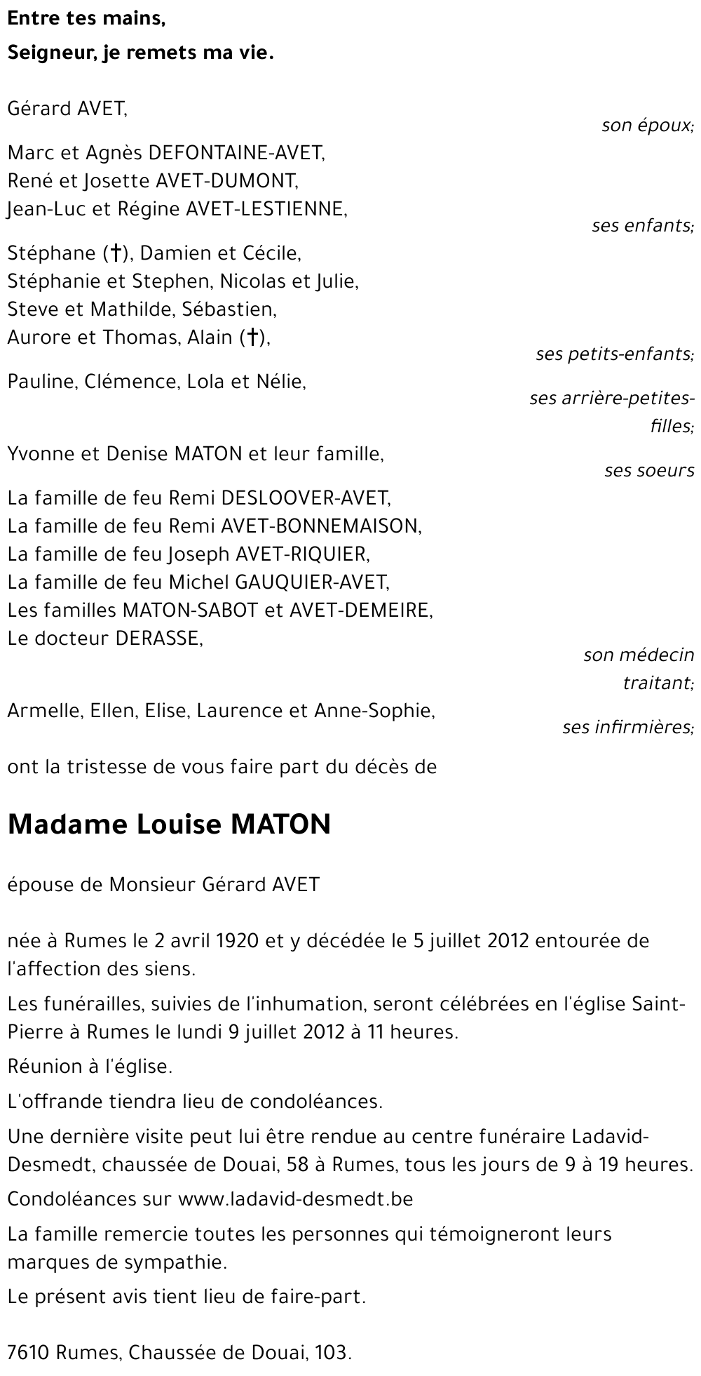 Louise MATON