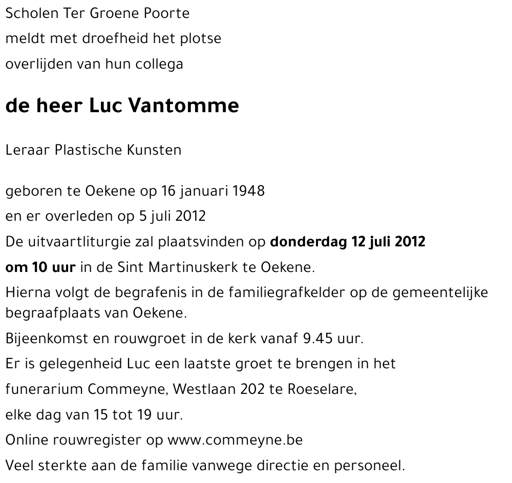 Luc Vantomme