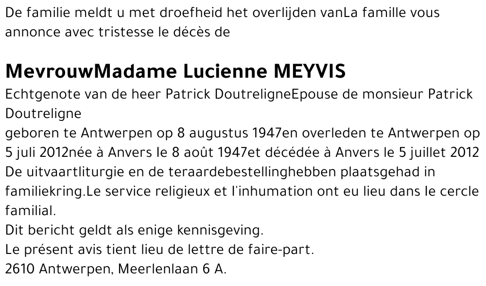 Lucienne Meyvis