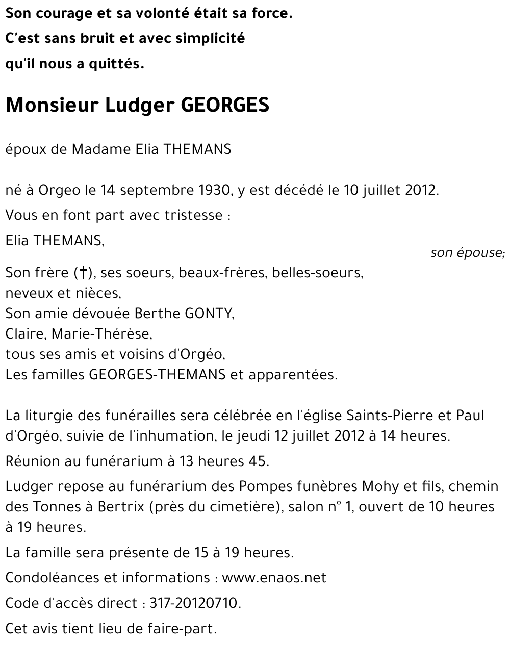 Ludger GEORGES