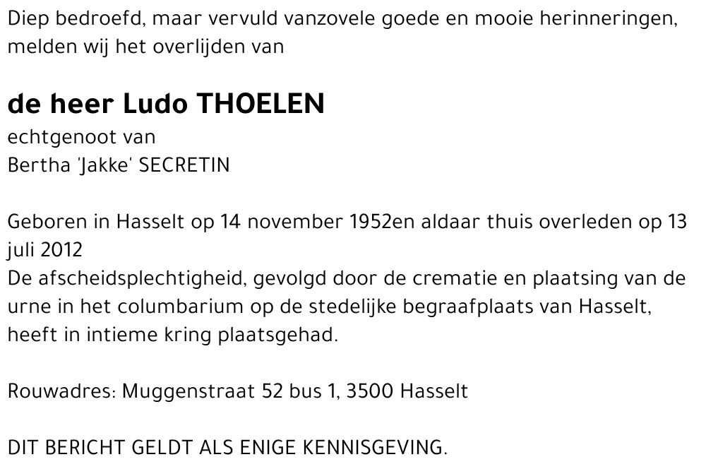 Ludo Thoelen