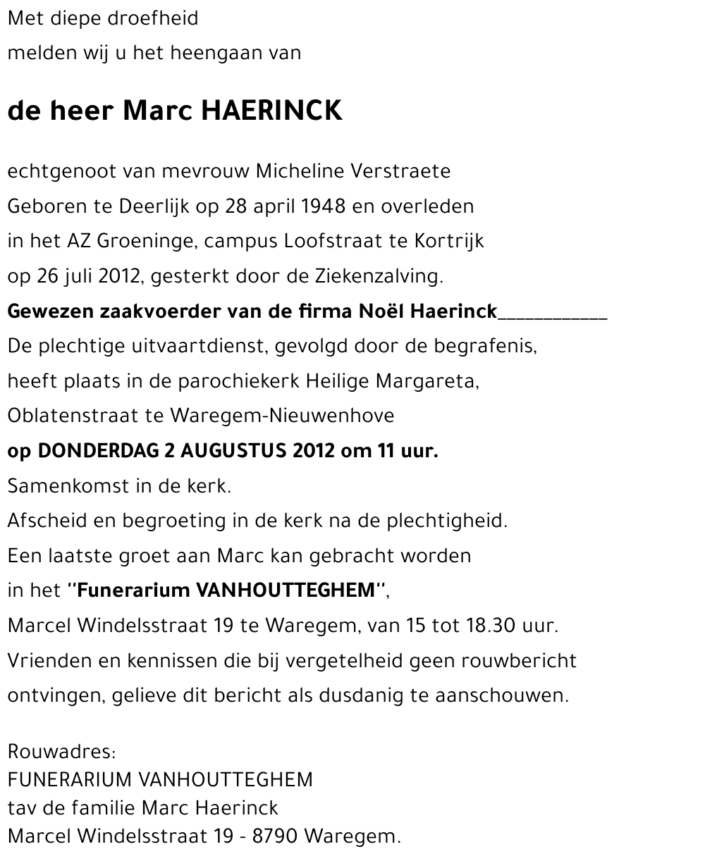 Marc HAERINCK