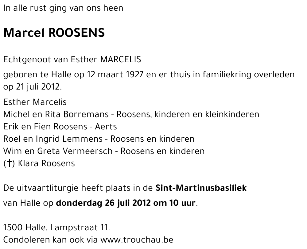 Marcel ROOSENS