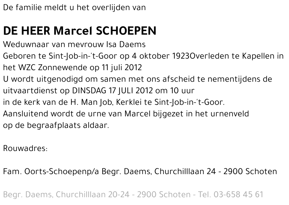 Marcel Schoepen