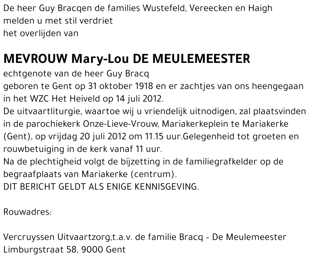 Mary-Lou De Meulemeester