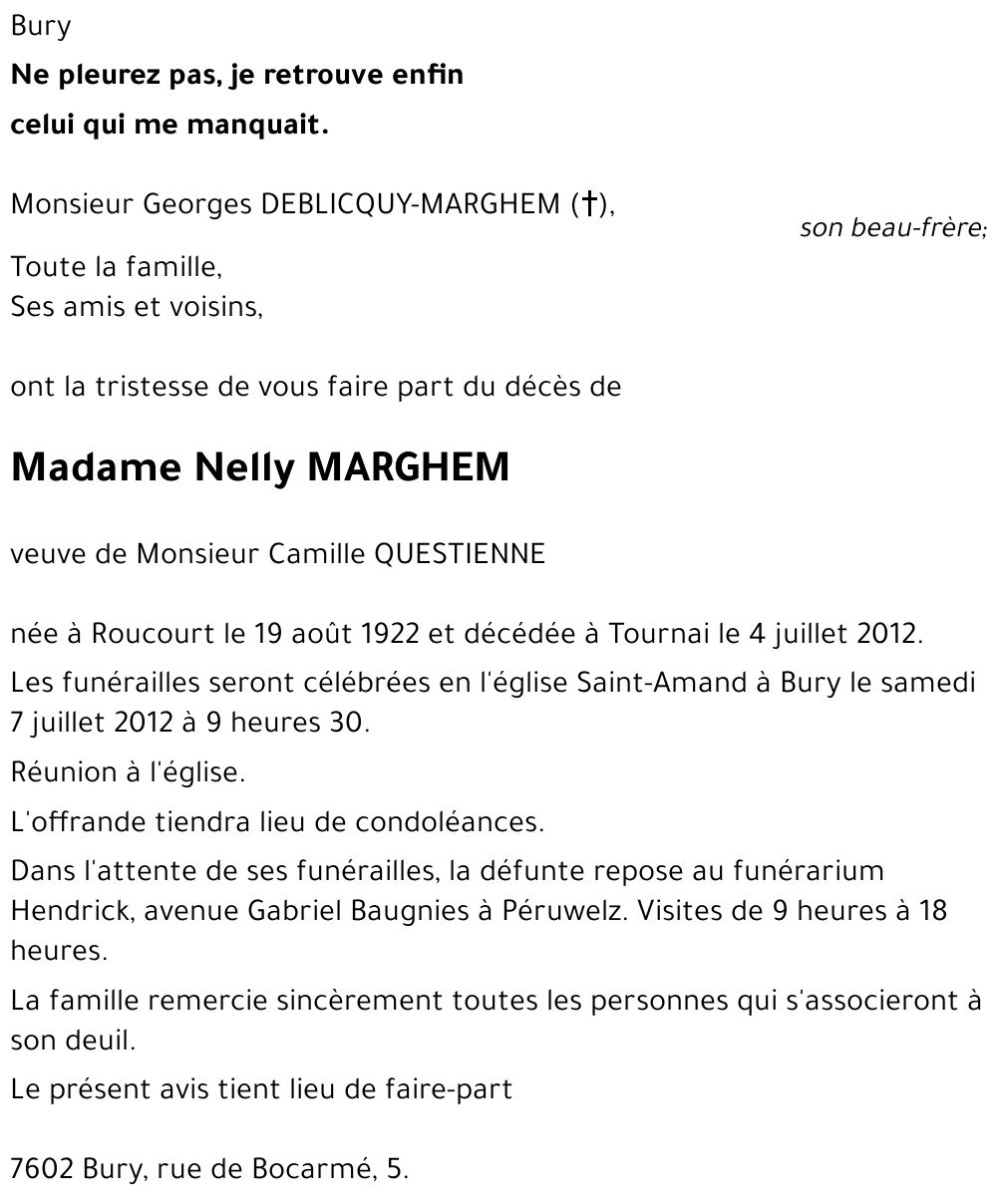 Nelly MARGHEM
