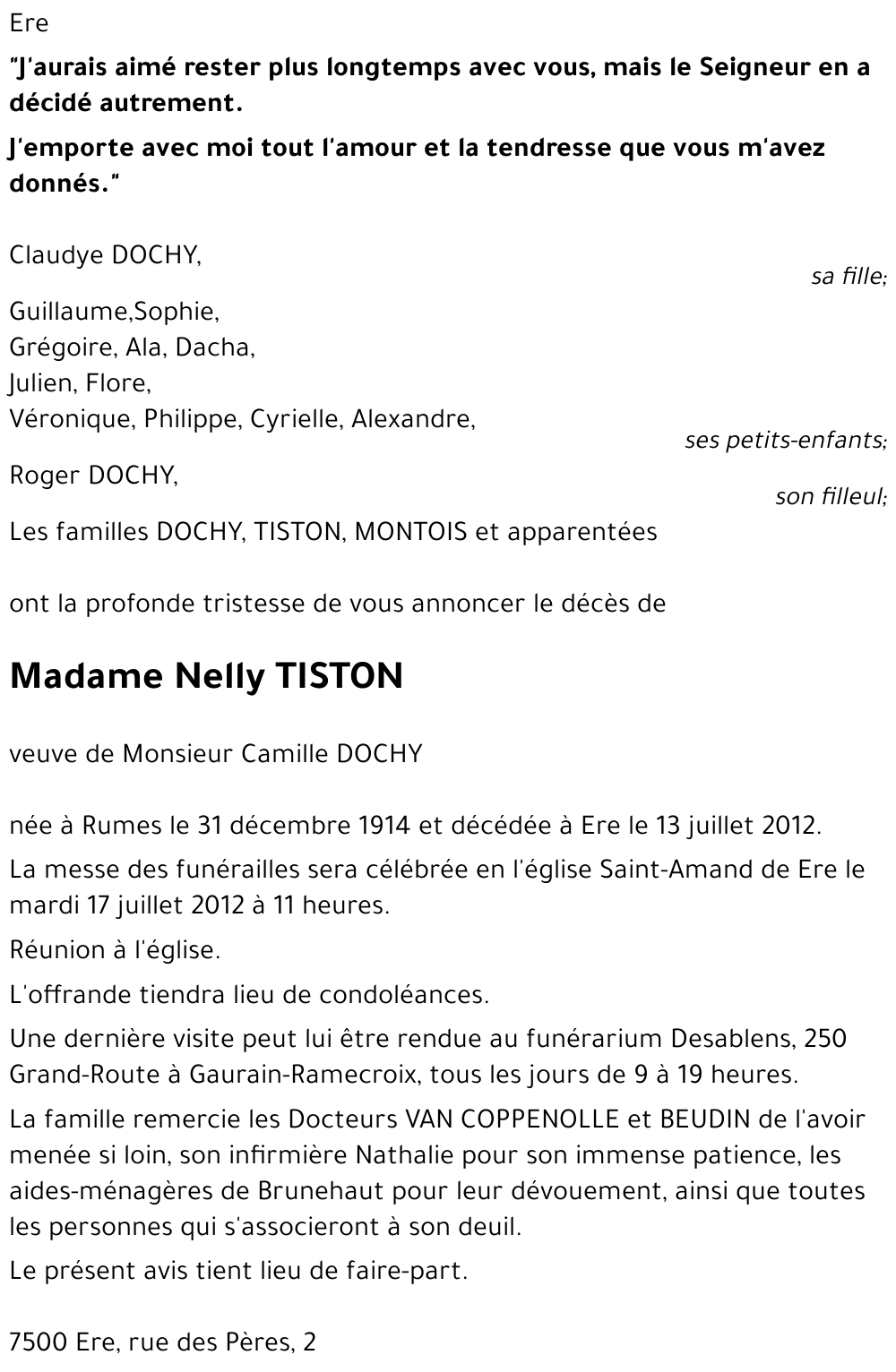 Nelly TISTON