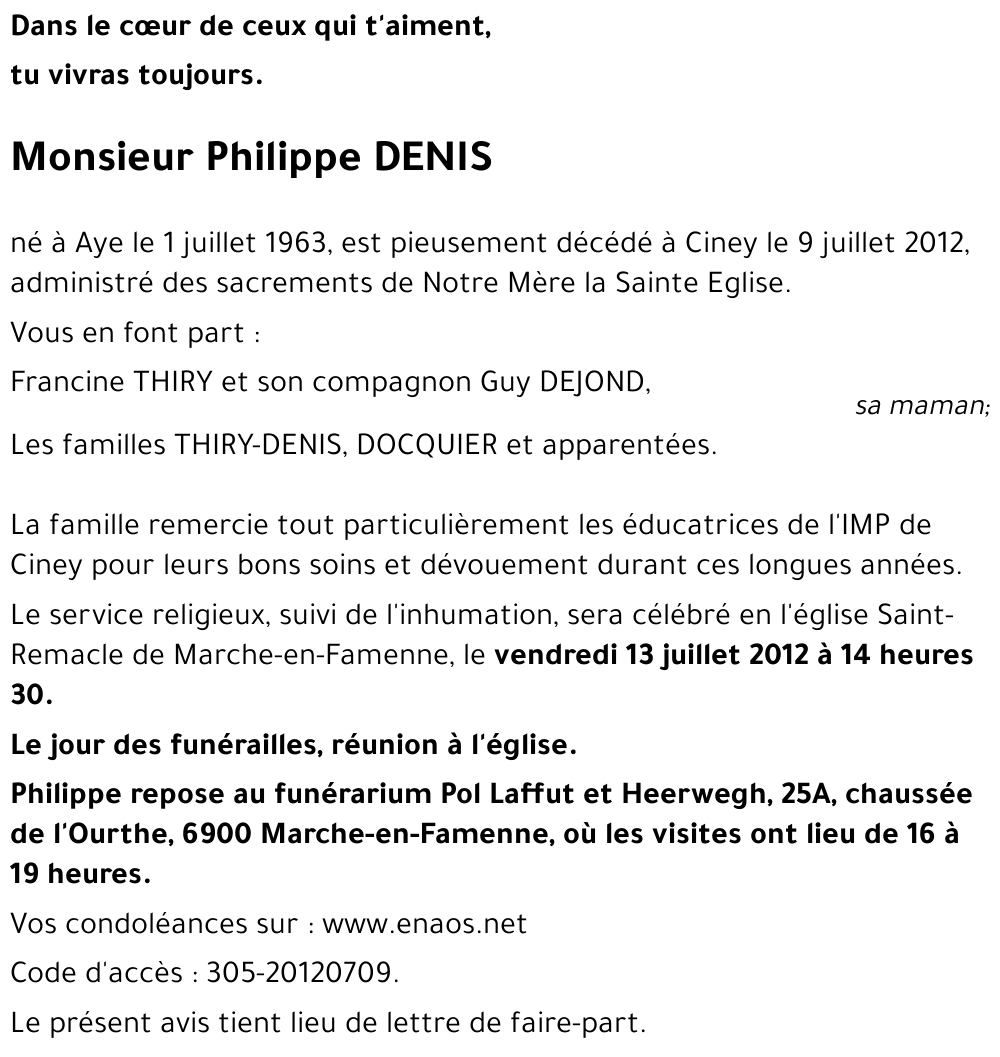 Philippe DENIS