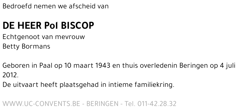 Pol Biscop