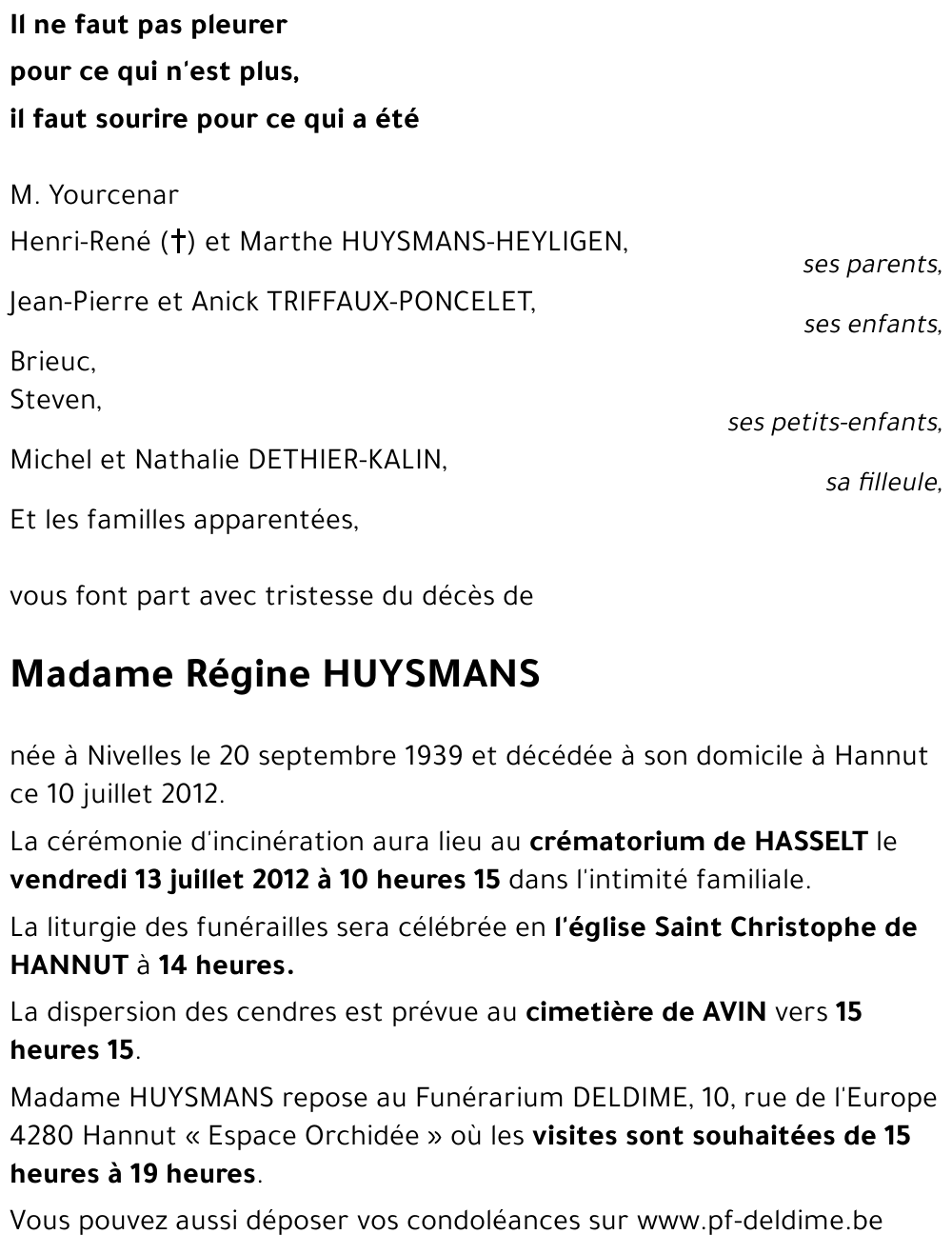 Régine HUYSMANS
