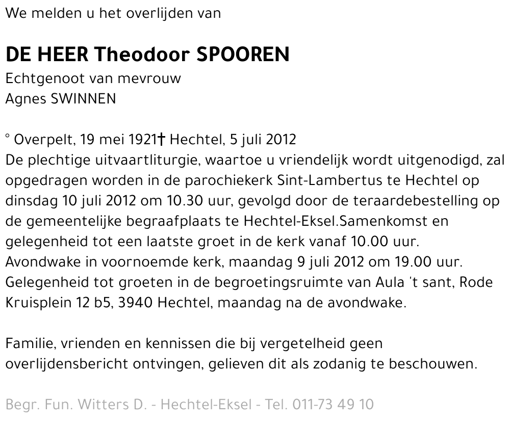 Theodoor Spooren