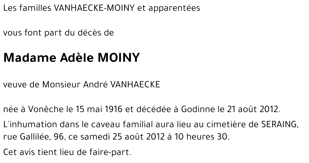 Adèle MOINY