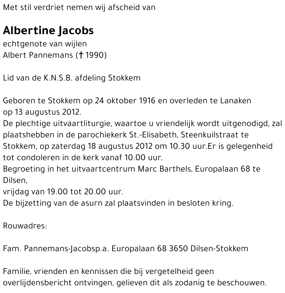 Albertine Jacobs