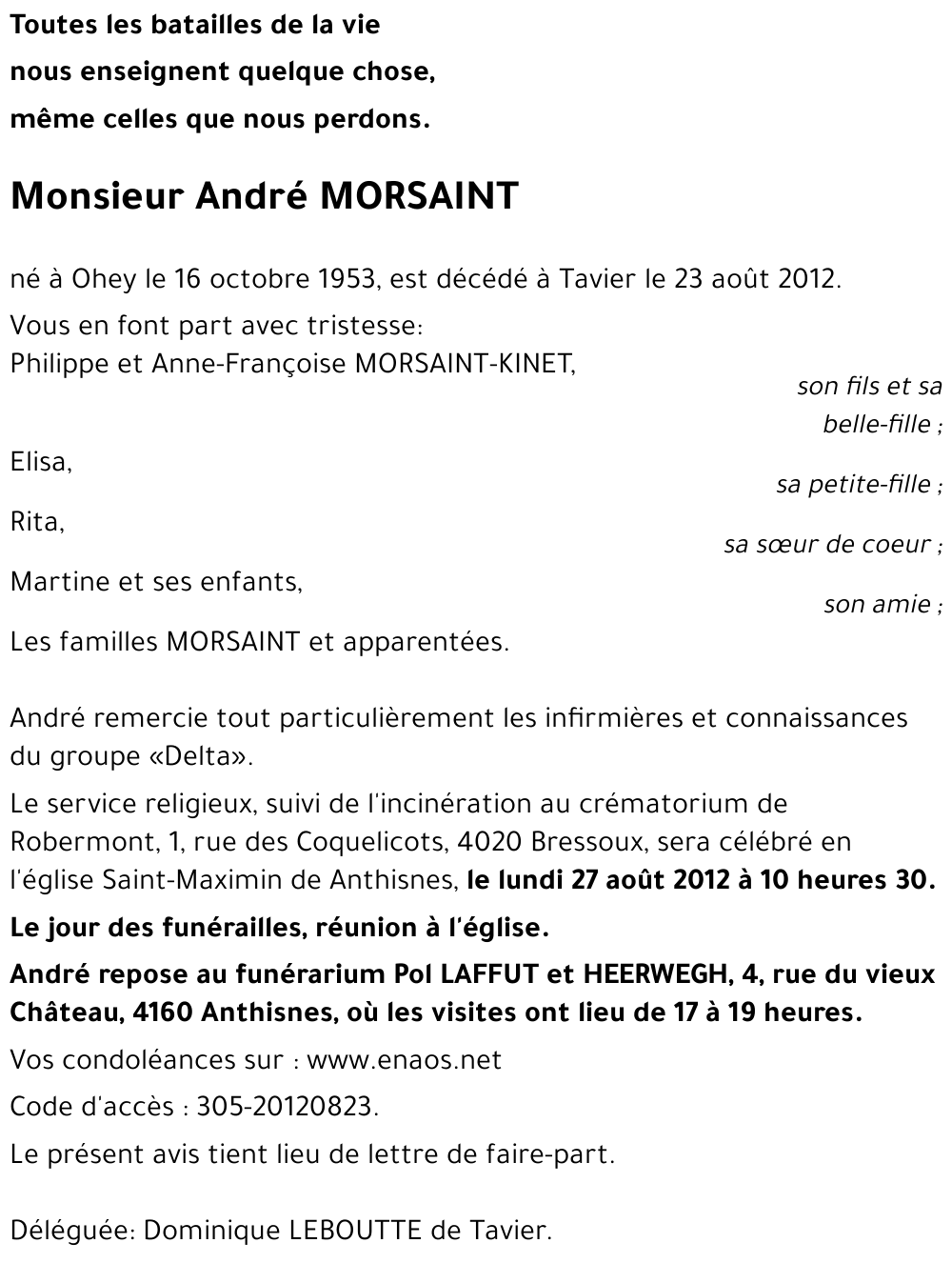 André MORSAINT
