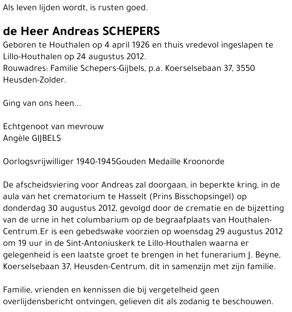 Andreas Schepers