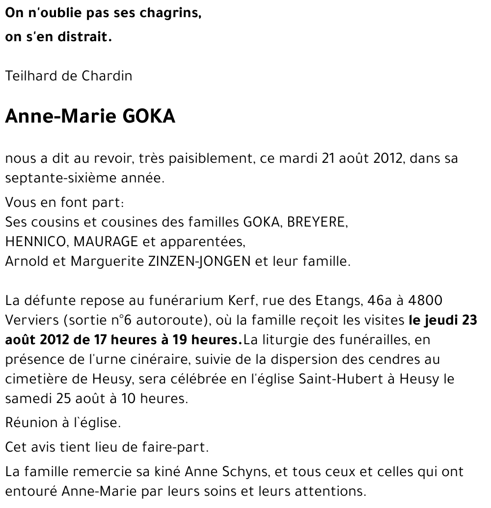 anne-Marie GOKA