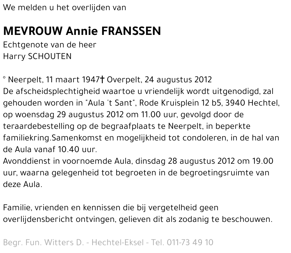 Annie Franssen