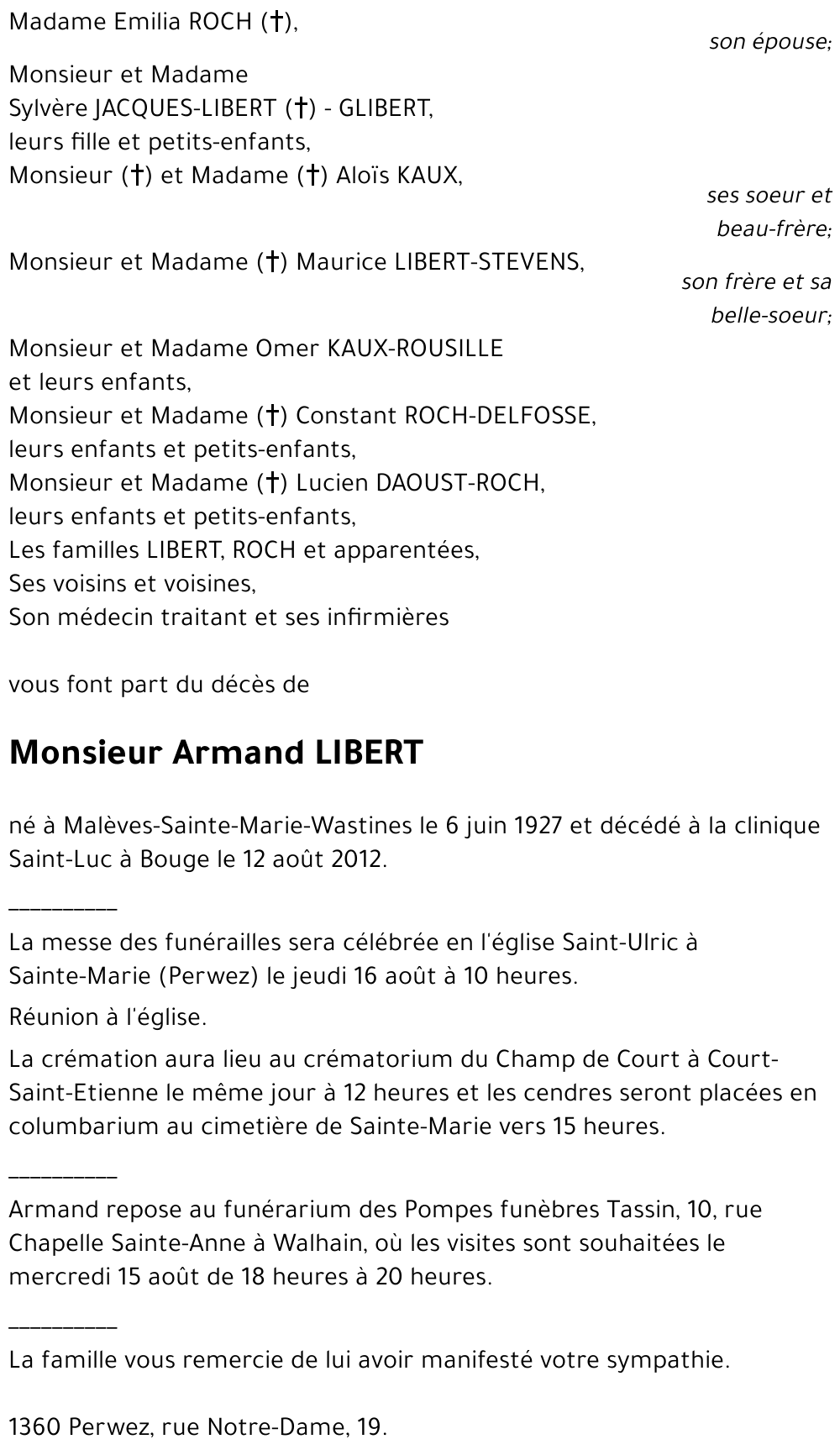 Armand LIBERT