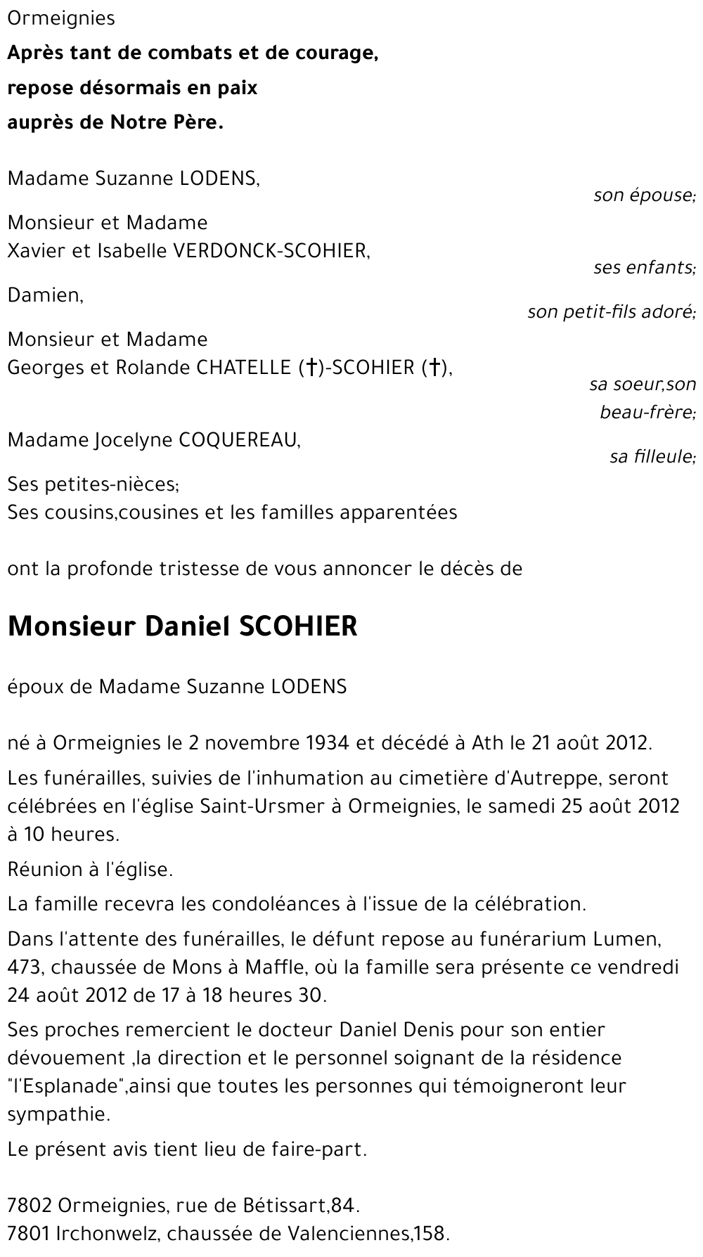 Daniel SCOHIER