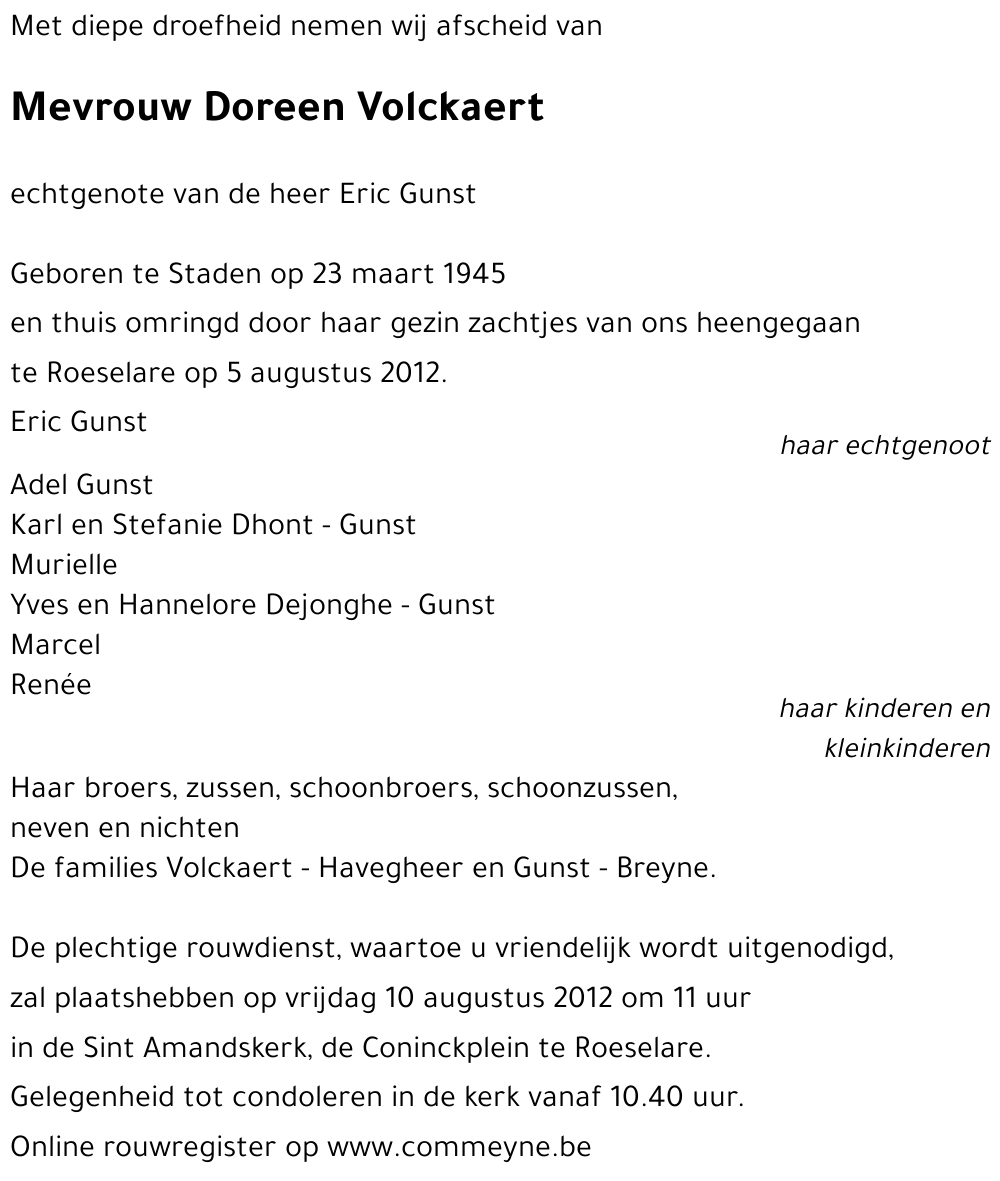 Doreen Volckaert