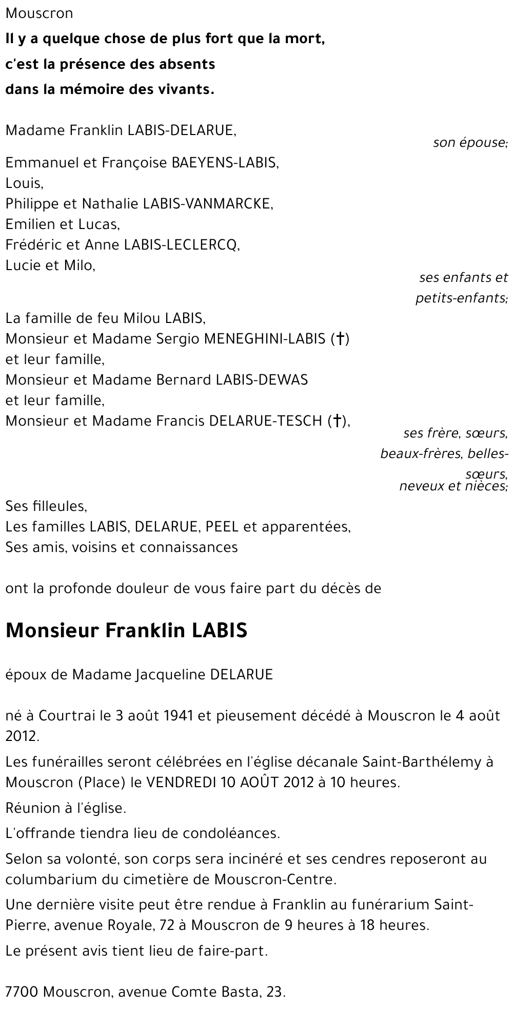 Franklin Labis