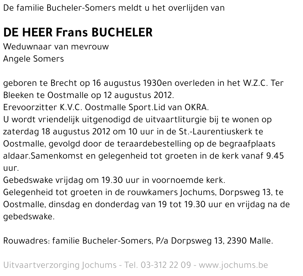 Frans Bucheler