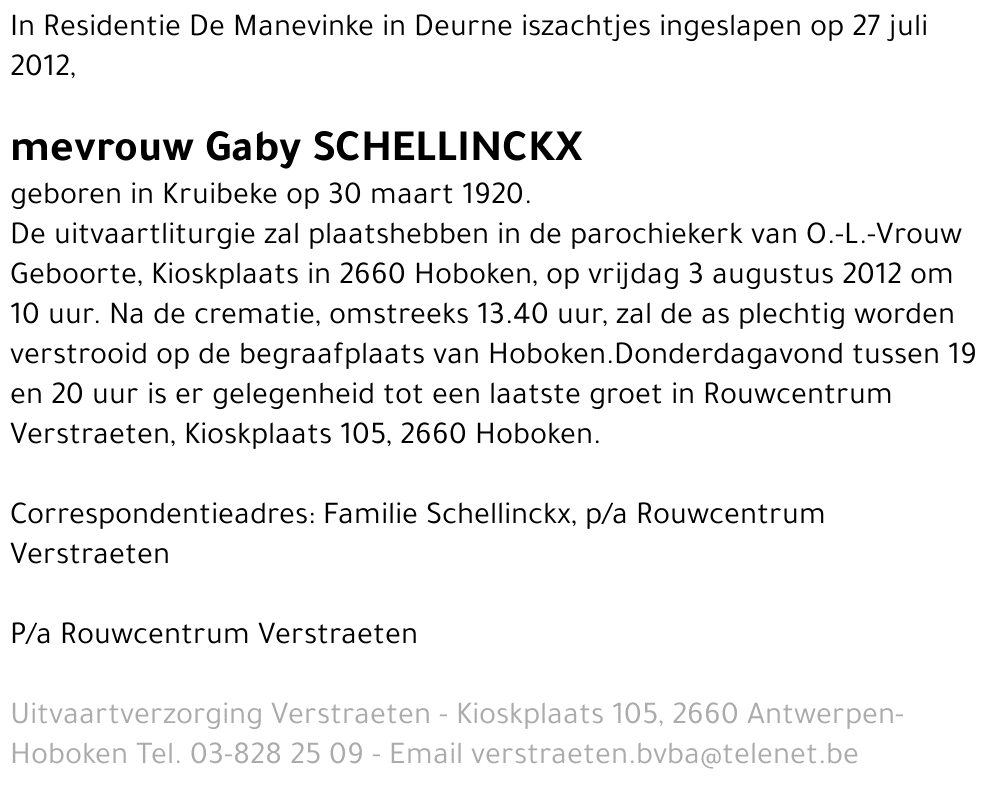 Gaby Schellinckx