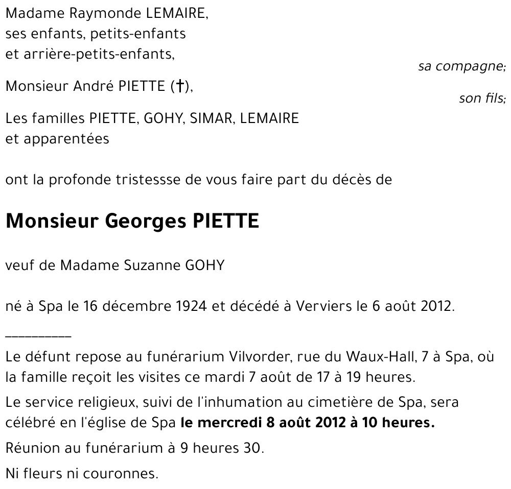 Georges PIETTE