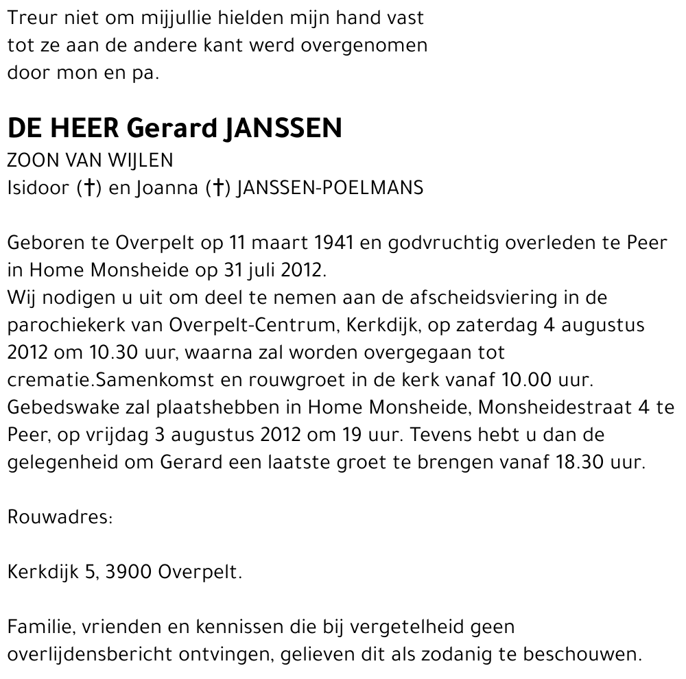 Gerard Janssen