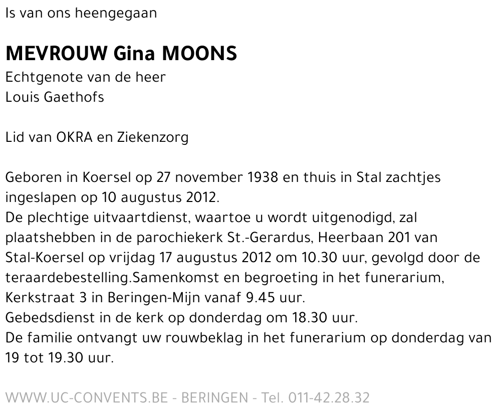 Gina Moons