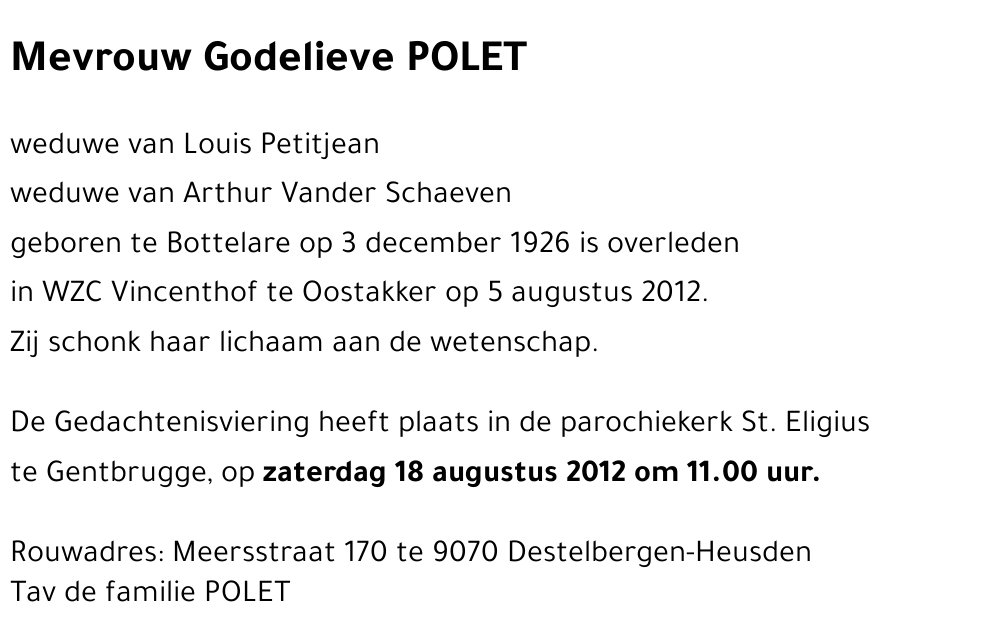 Godelieve POLET