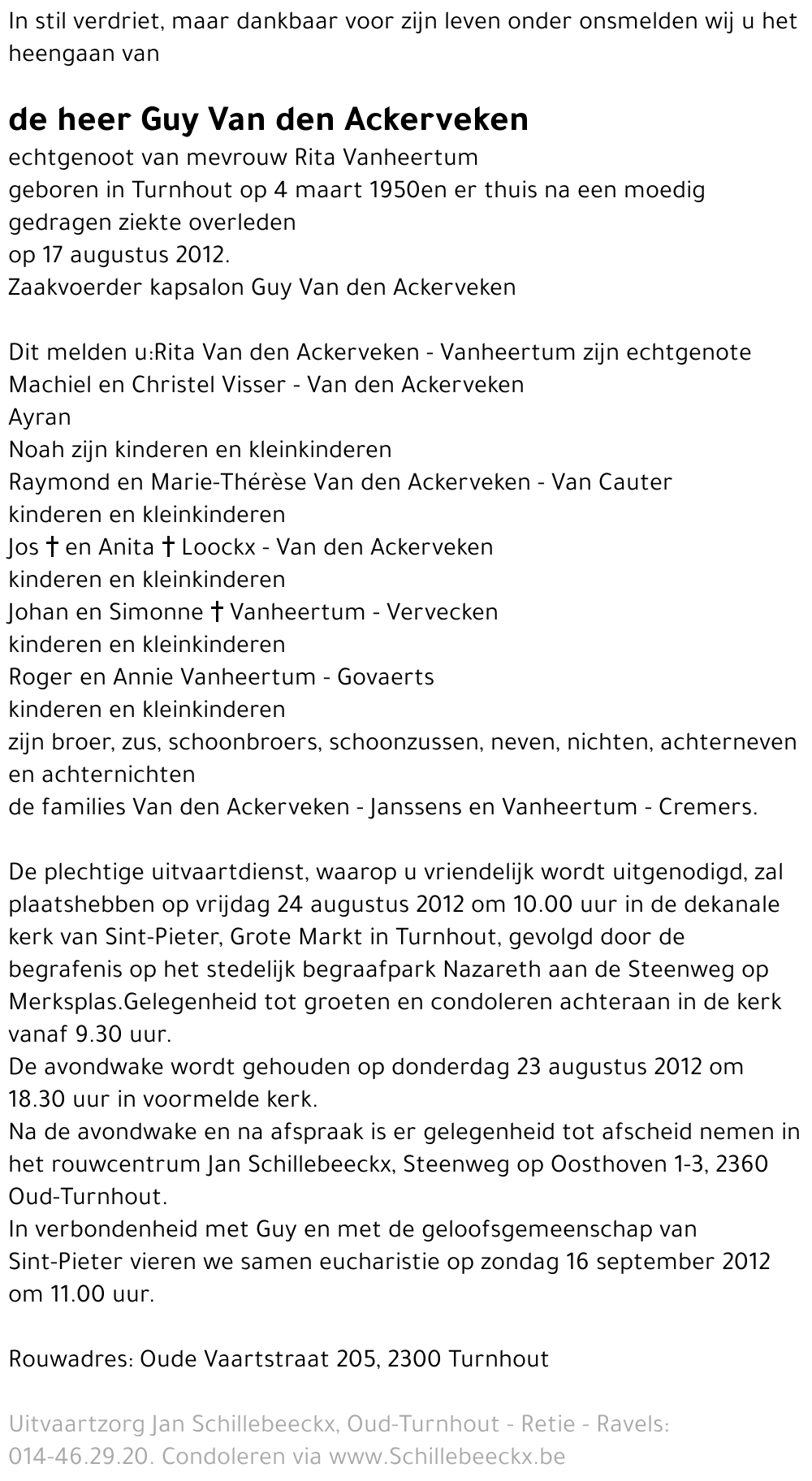 Guy Van den Ackerveken