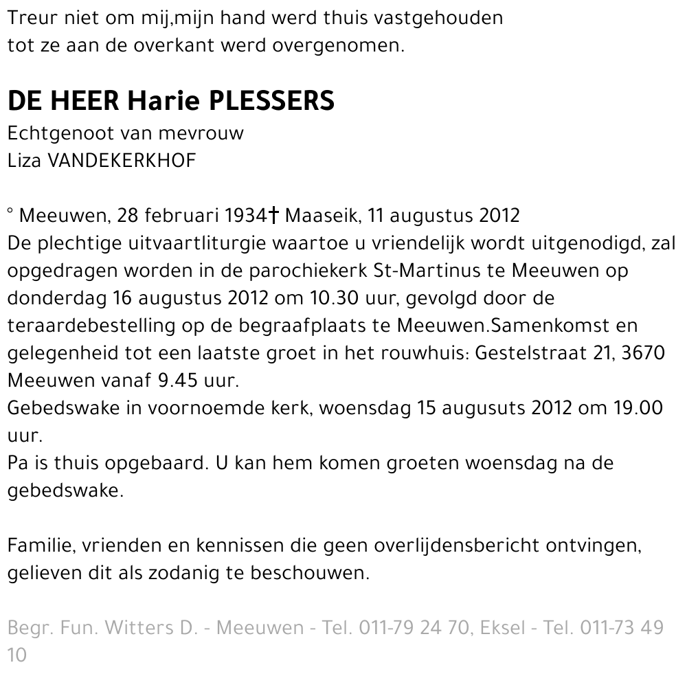 Harie Plessers