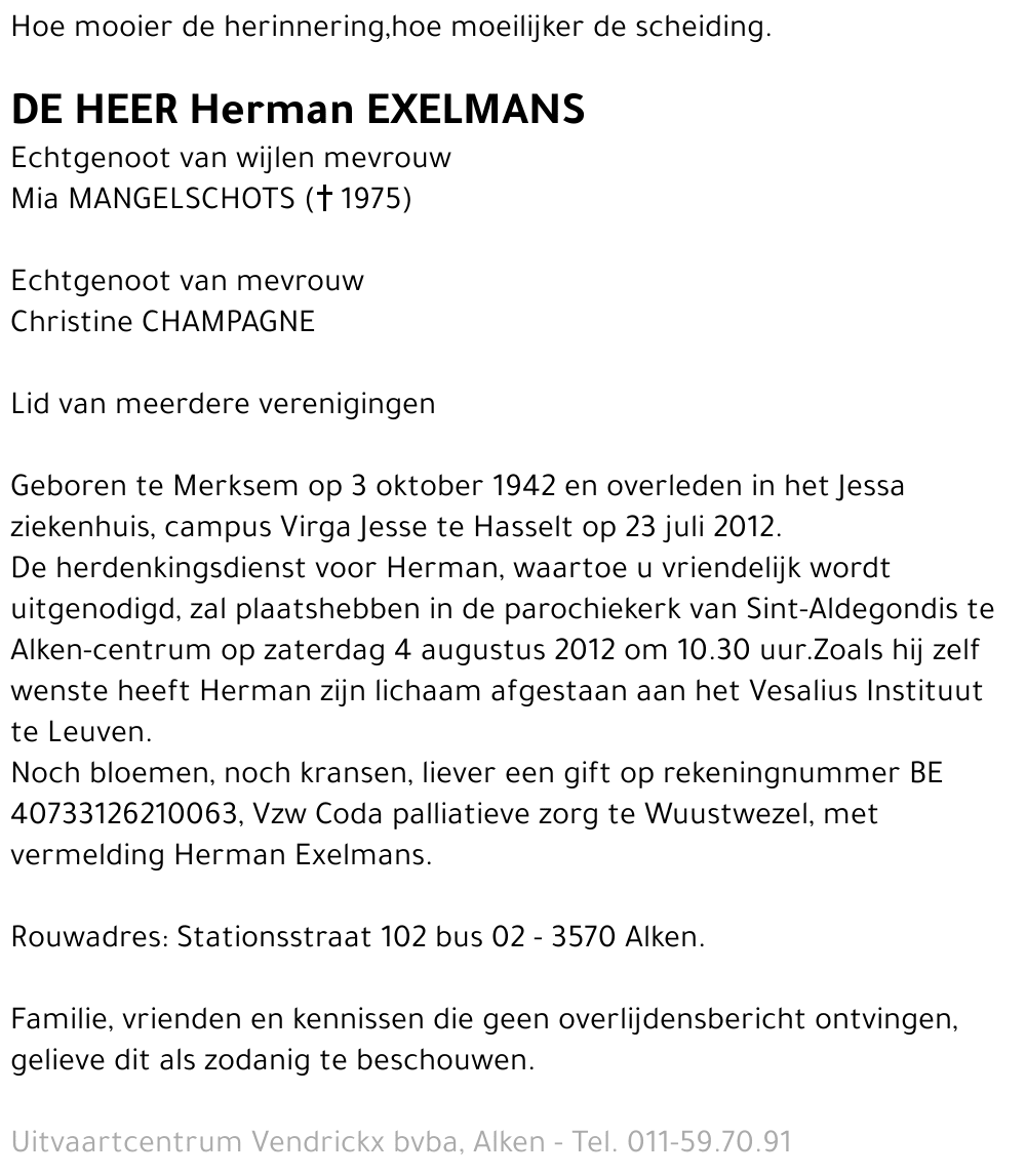 Herman Exelmans