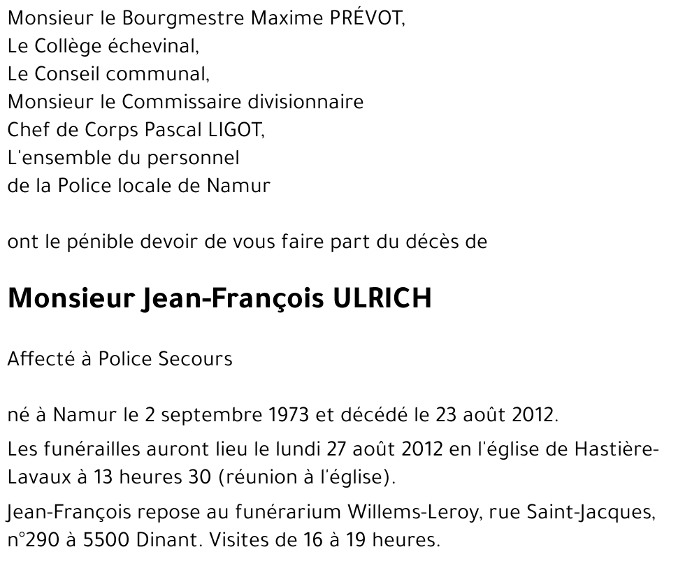 Jean-François ULRICH