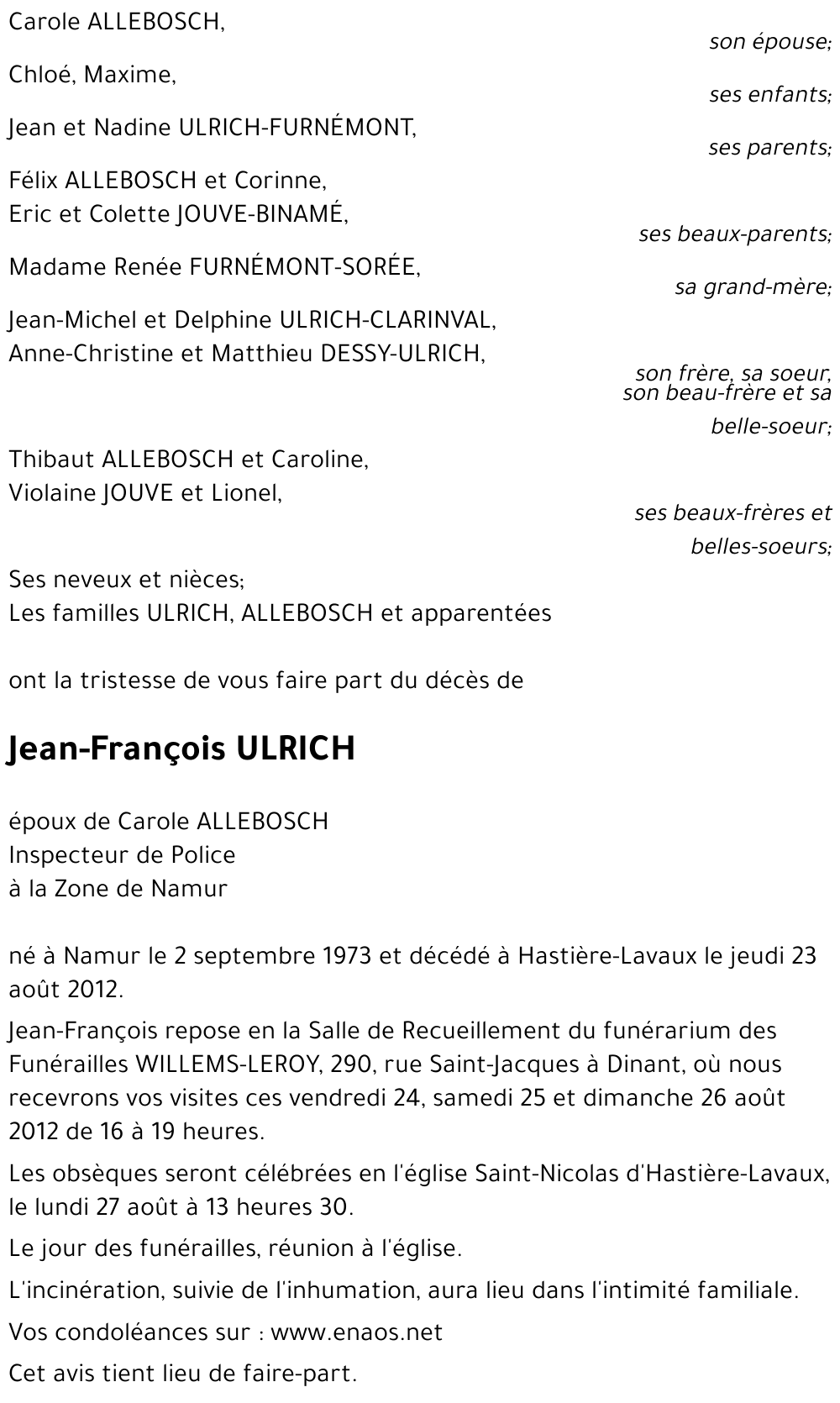 Jean-François ULRICH