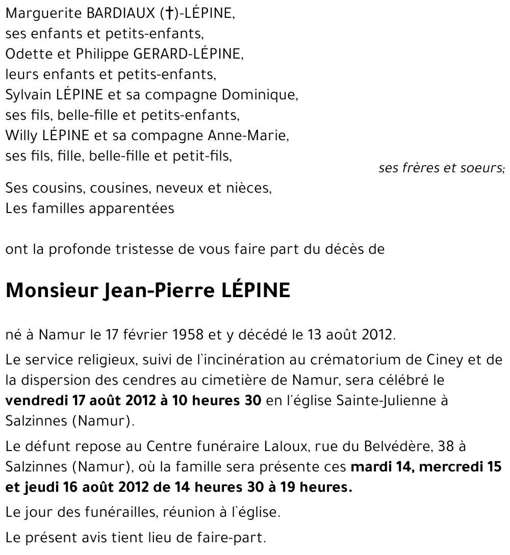 Jean-Pierre LÉPINE