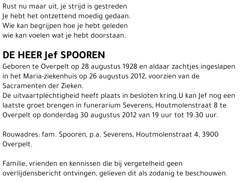 Jef Spooren