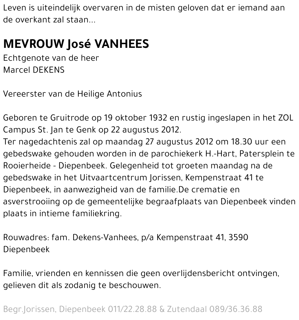 José Vanhees