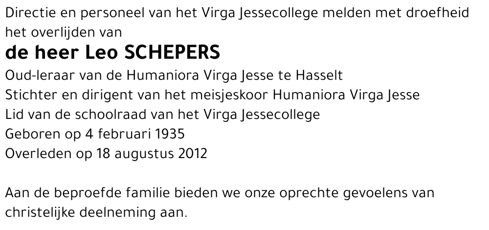 Leo Schepers