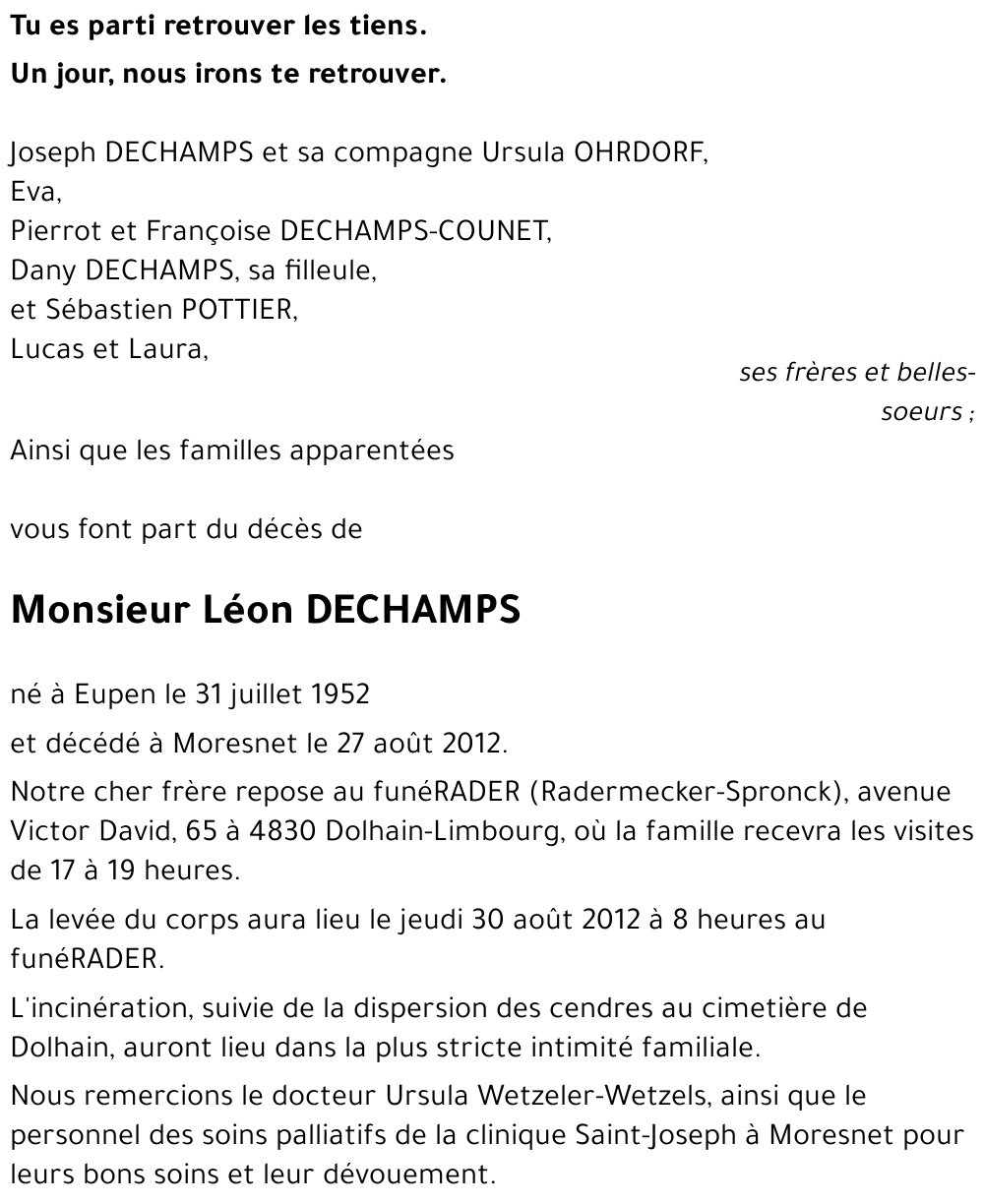 Léon DECHAMPS