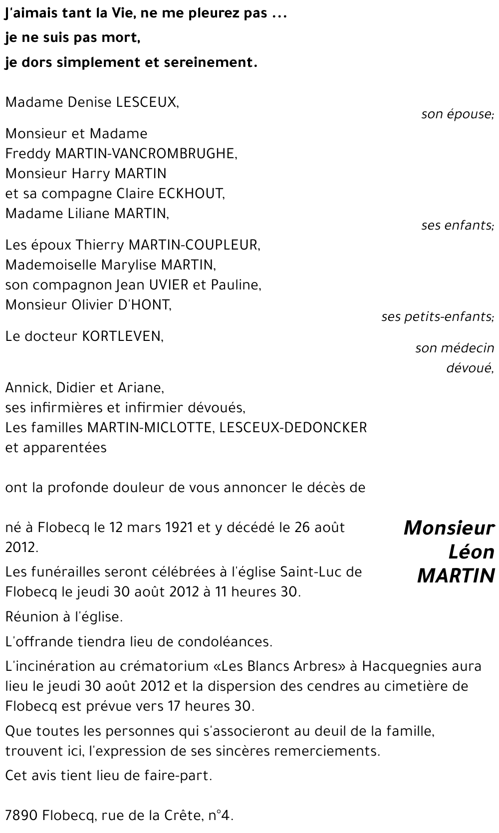 Léon MARTIN