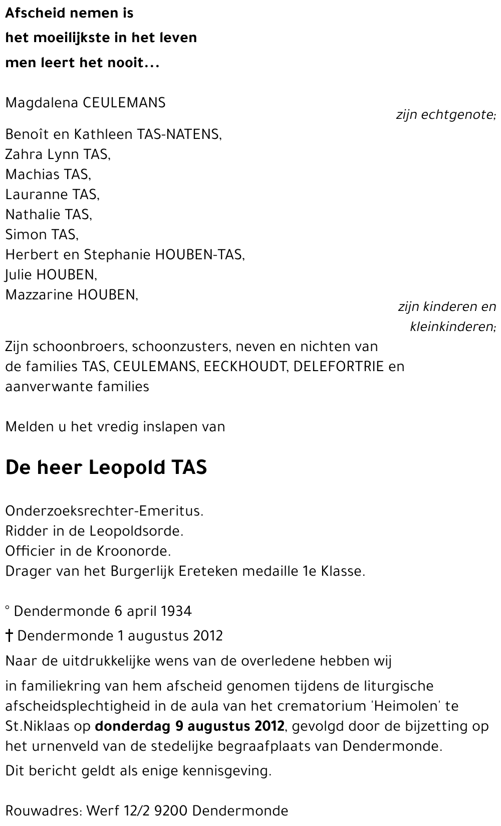 Leopold TAS