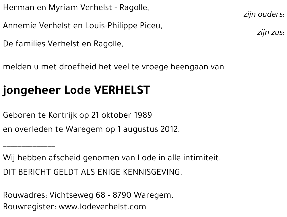 Lode VERHELST