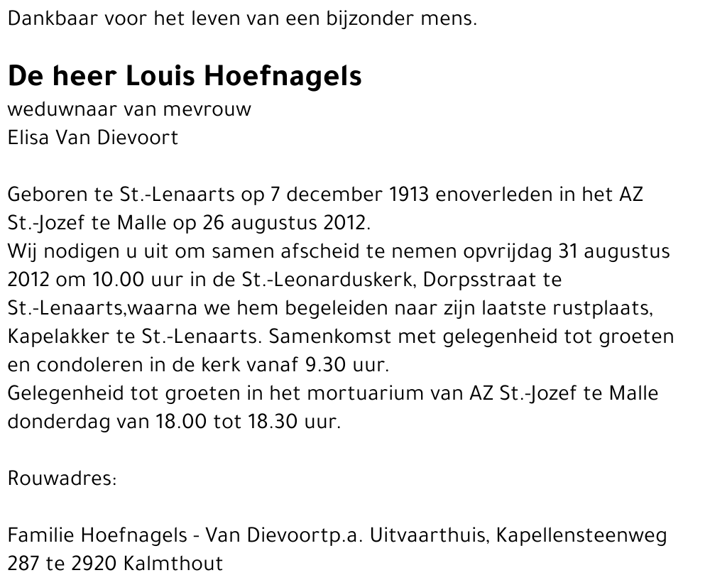 Louis Hoefnagels