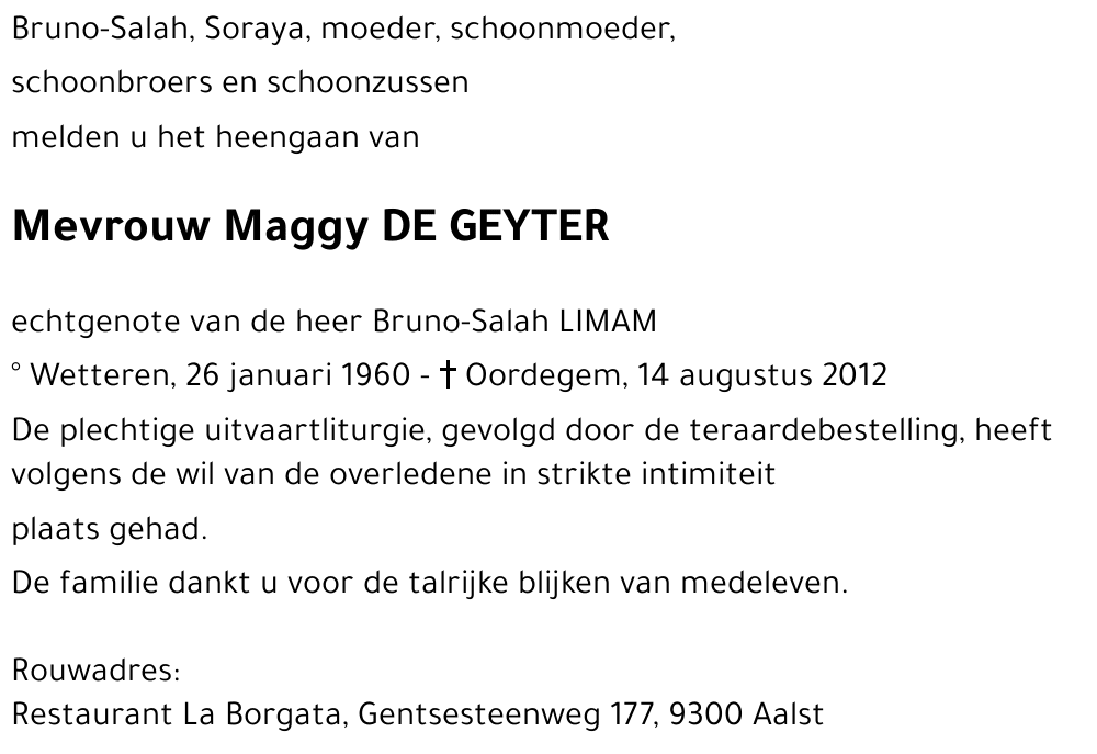 Maggy DE GEYTER
