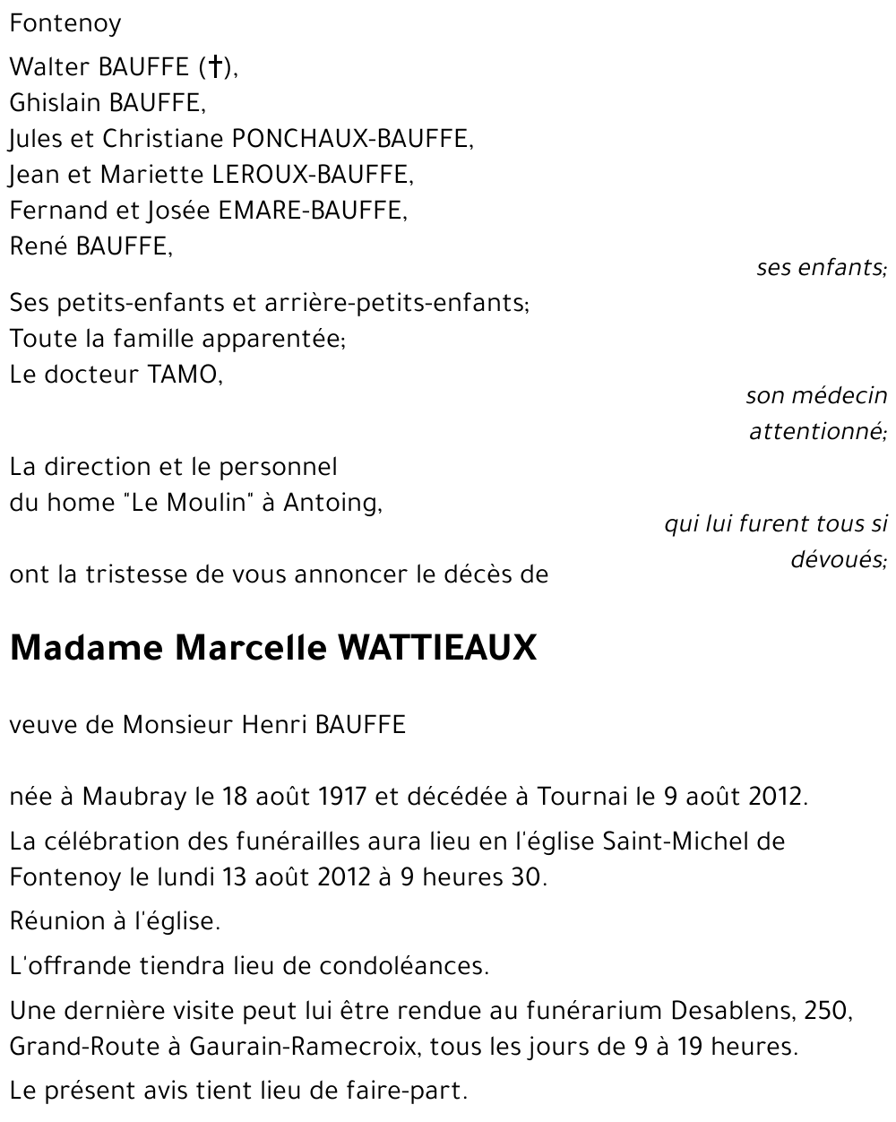 Marcelle WATTIEAUX