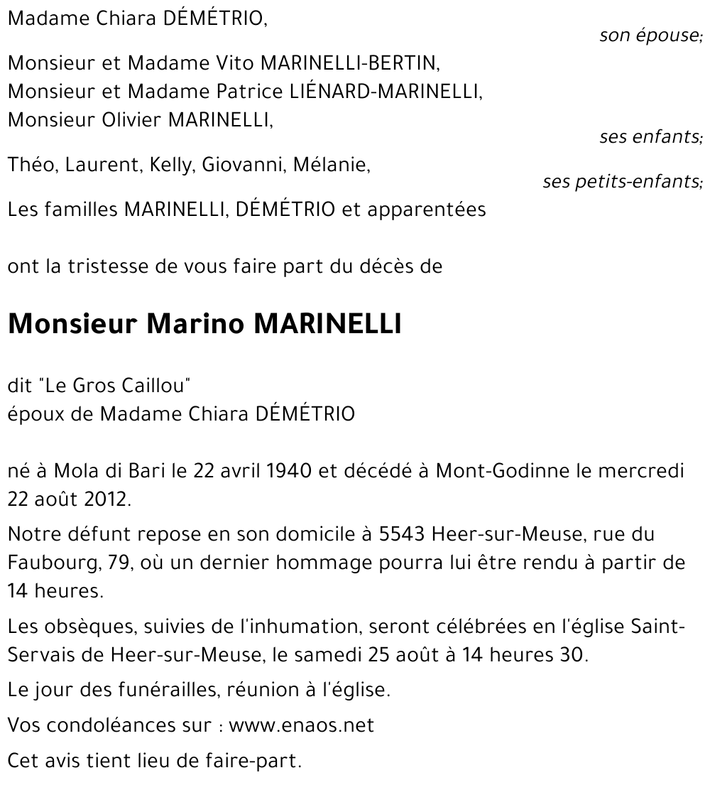 Marino MARINELLI